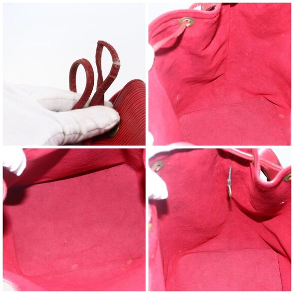 LOUIS VUITTON Epi Petit Noe Shoulder Bag Red - Picture 13 of 14